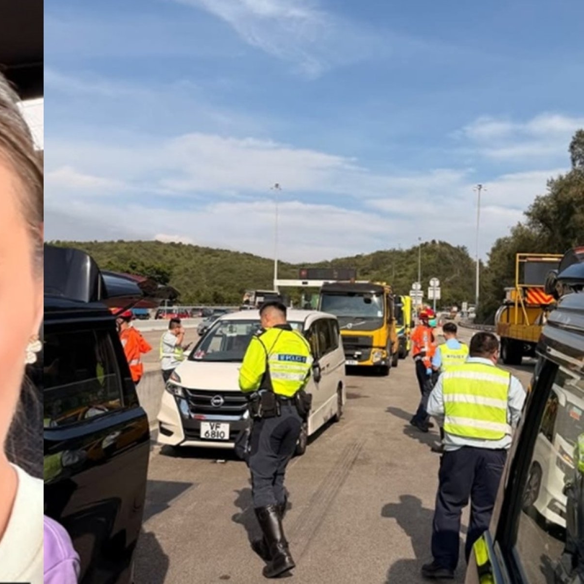 Emily Burghelea a fost implicată într-un nou accident, la un de când a fost la un pas de moarte. „Noroc că am avut toți centurile"