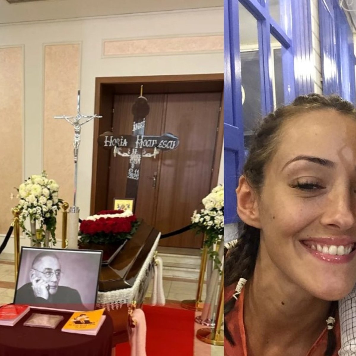 Primele imagini absolut sfâșietoare cu Nidia Moculescu lângă sicriul tatălui ei. „Mă sufocă și mă strânge lumea, Tată! Nu pot să respir”