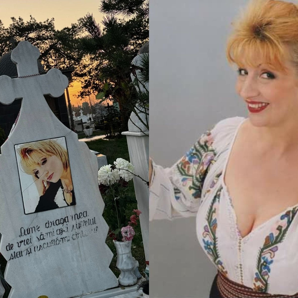 Au trecut 8 ani de la moartea Ilenei Ciuculete. Cum arată mormântul artistei