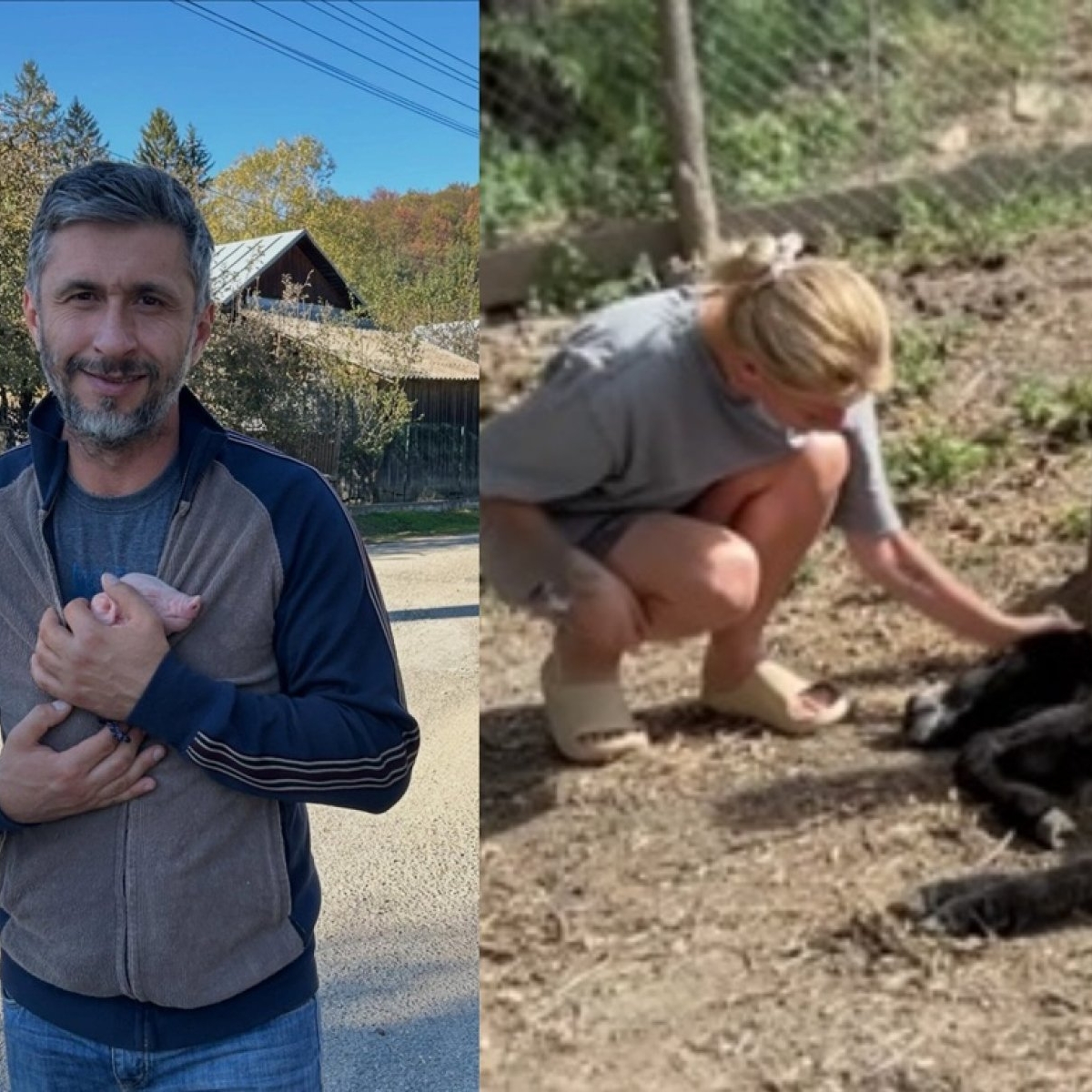 S-a mărit familia lui Dragoș Bucur și a Danei Nălbaru. "Betty e bine". De ce au totuși probleme cu vecinii de la țară