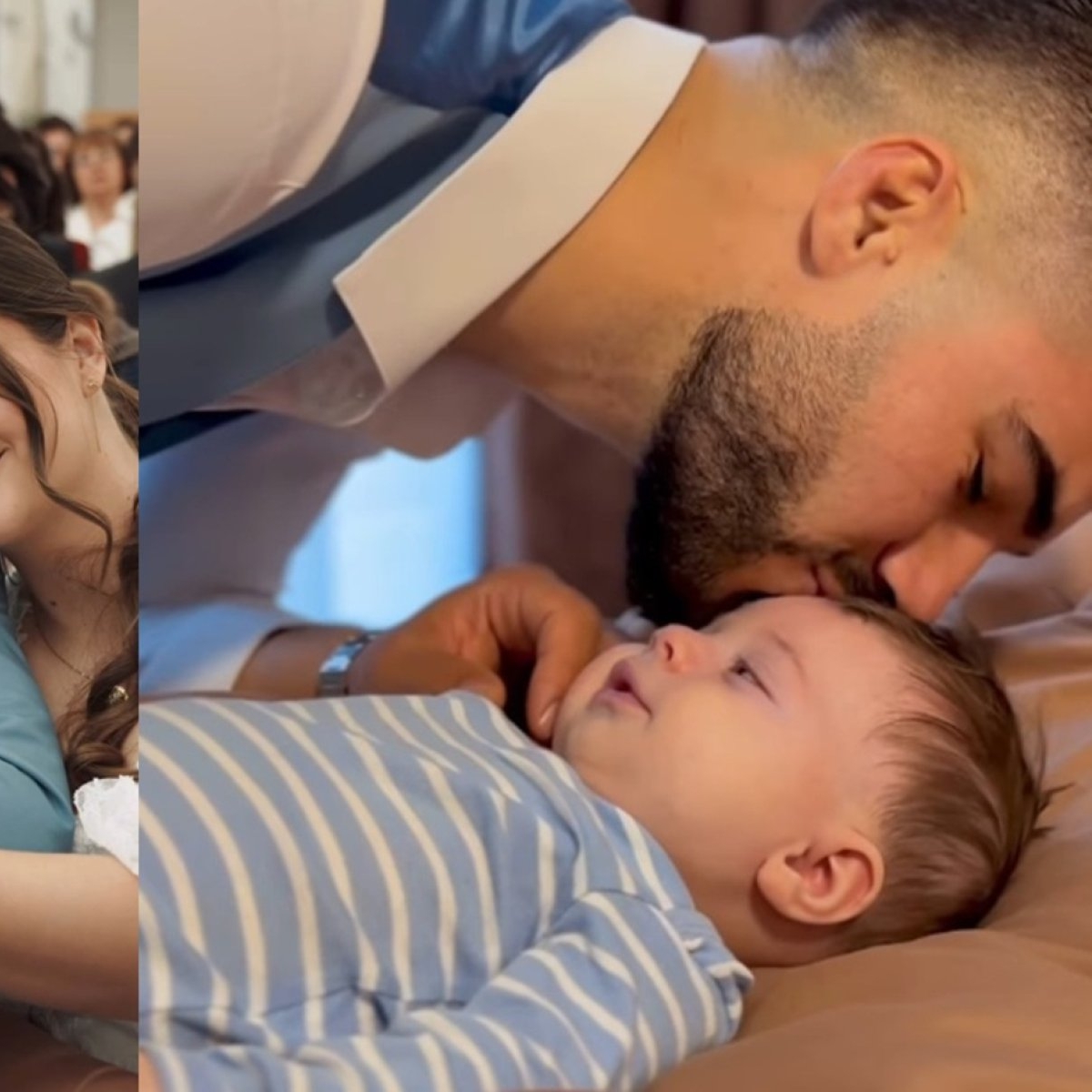 Denisa și Iancu Sterp, ținta comentariilor răutăcioase după ce și-au binecuvântat copilul în altă religie și nu l-au mai botezat creștinește. "Copilul ăsta e păgân"