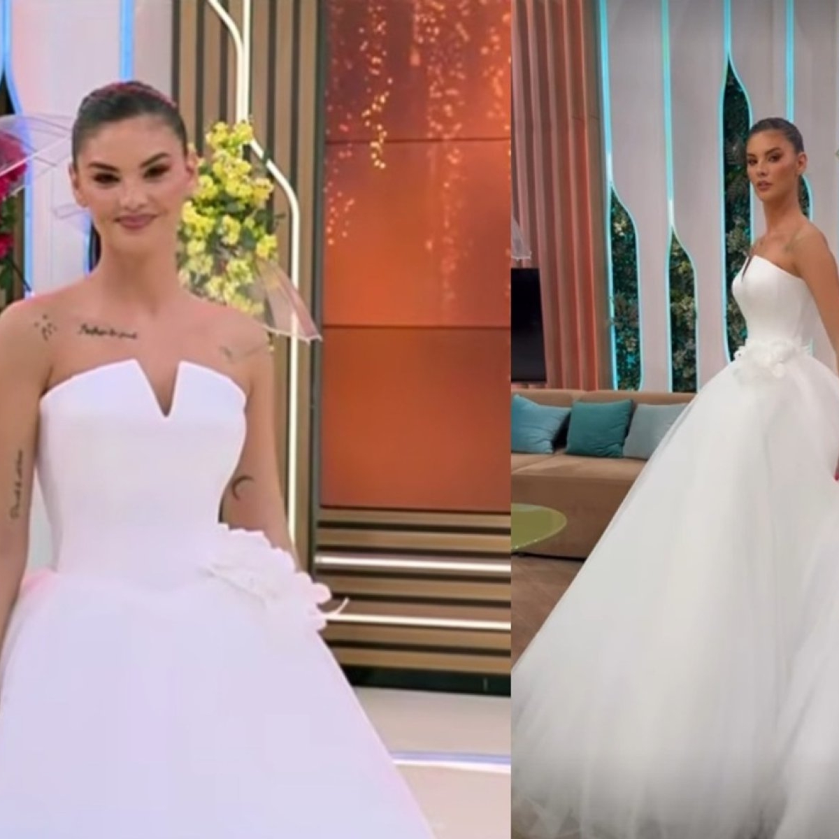 Ramona Olaru se pregătește de nuntă? A îmbrăcat deja rochia de mireasă