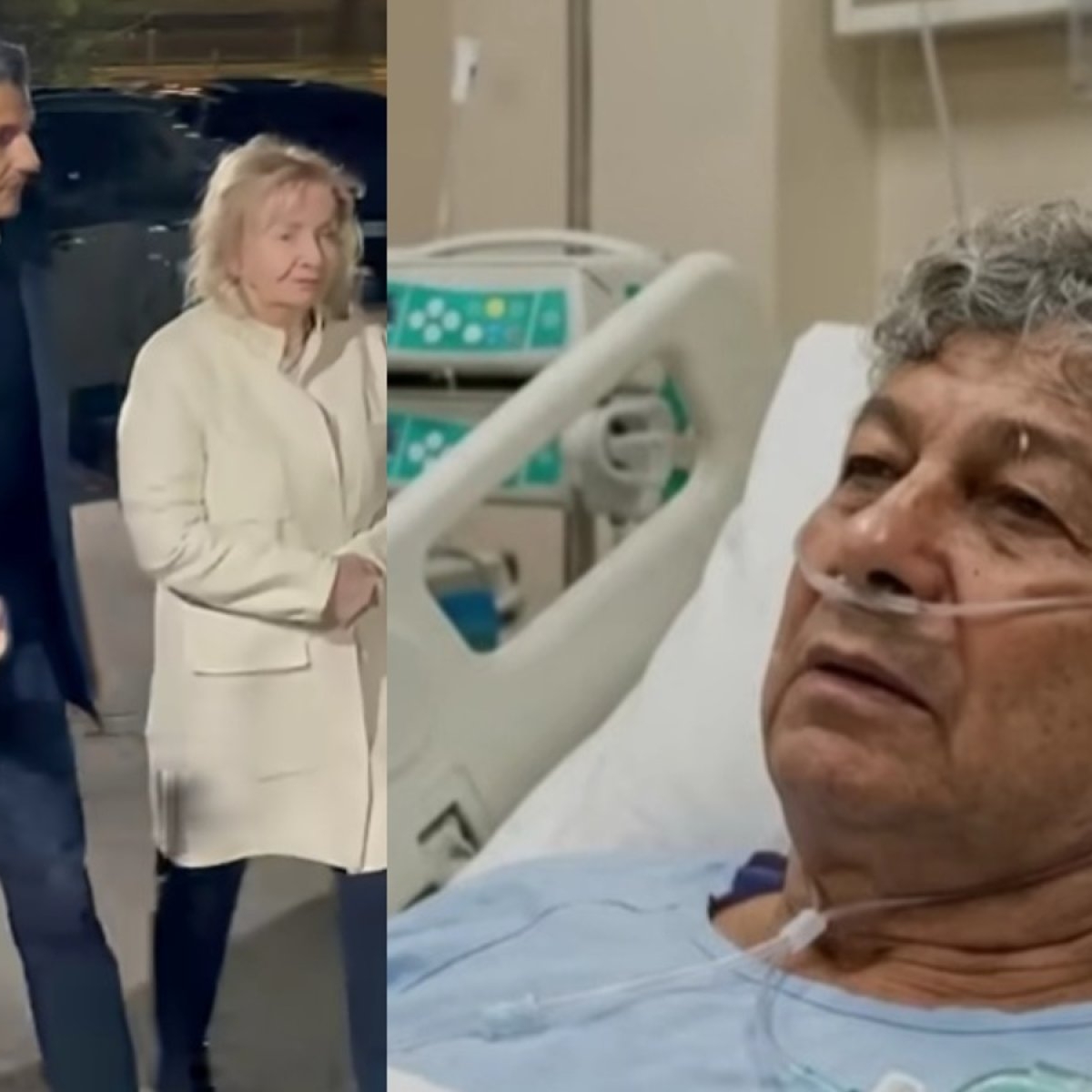 Soția lui Mircea Lucescu este distrusă de durere. Cum a fost surprinsă la spital după ce antrenorul a ajuns la terapie intensivă