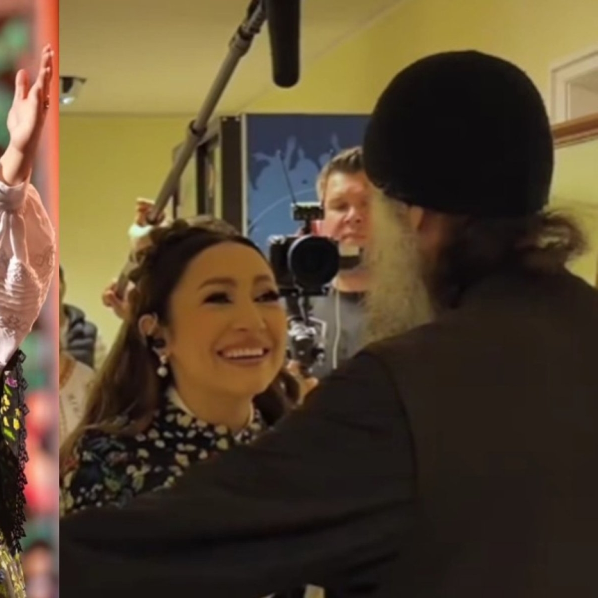 Andra Măruță a avut parte de o surpriză de proporții înainte de concertul "Tradițional". A spus rugăciunea "Tatăl nostru" în culise, alături de părintele Pimen