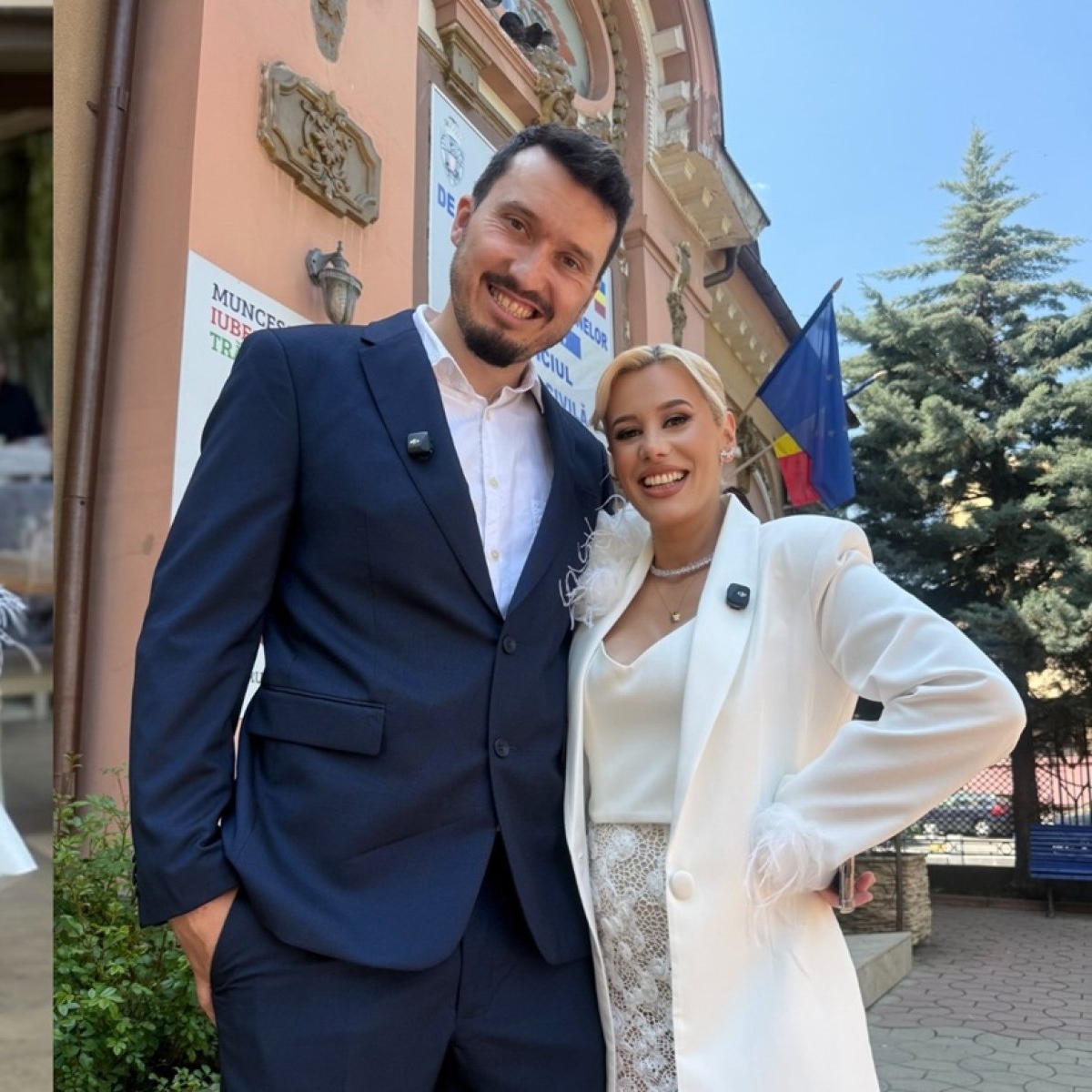 Anisia Gafton s-a căsătorit cu Florin Serghei. Primele imagini de la cununia civilă