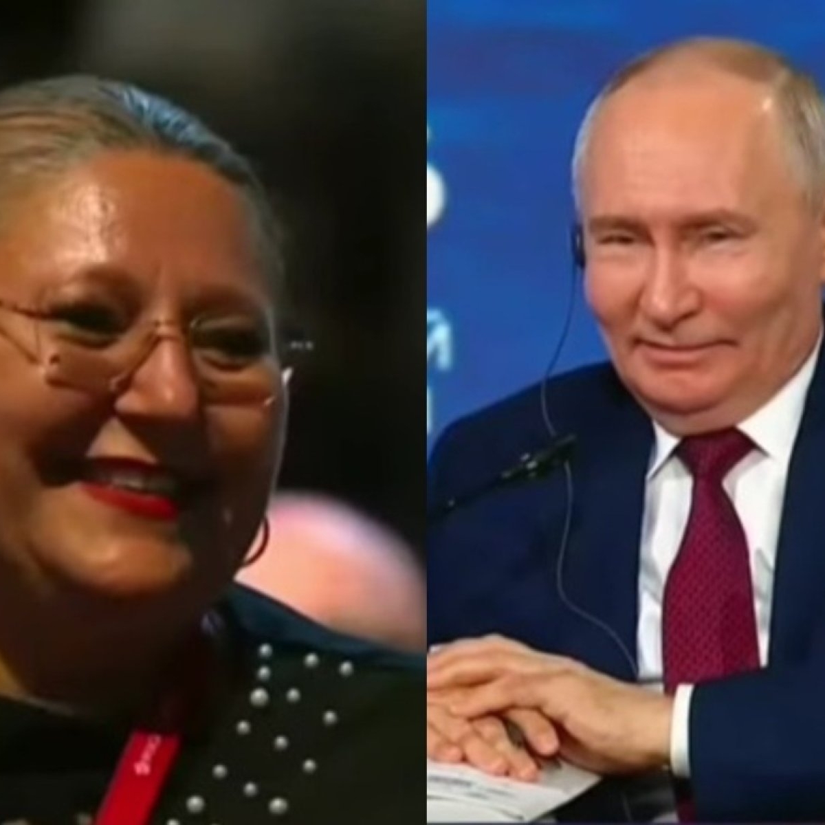 Diana Șoșoacă, discurs șocant în fața lui Vladimir Putin la Sankt Petersburg: „Românii vă iubesc!”