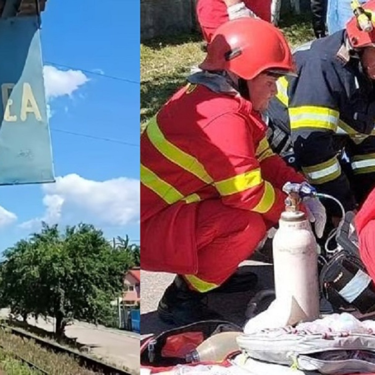Mădălin, un bărbat de 42 de ani din Vâlcea, a murit după ce a fost lovit de tren. A fost găsit în stare critică
