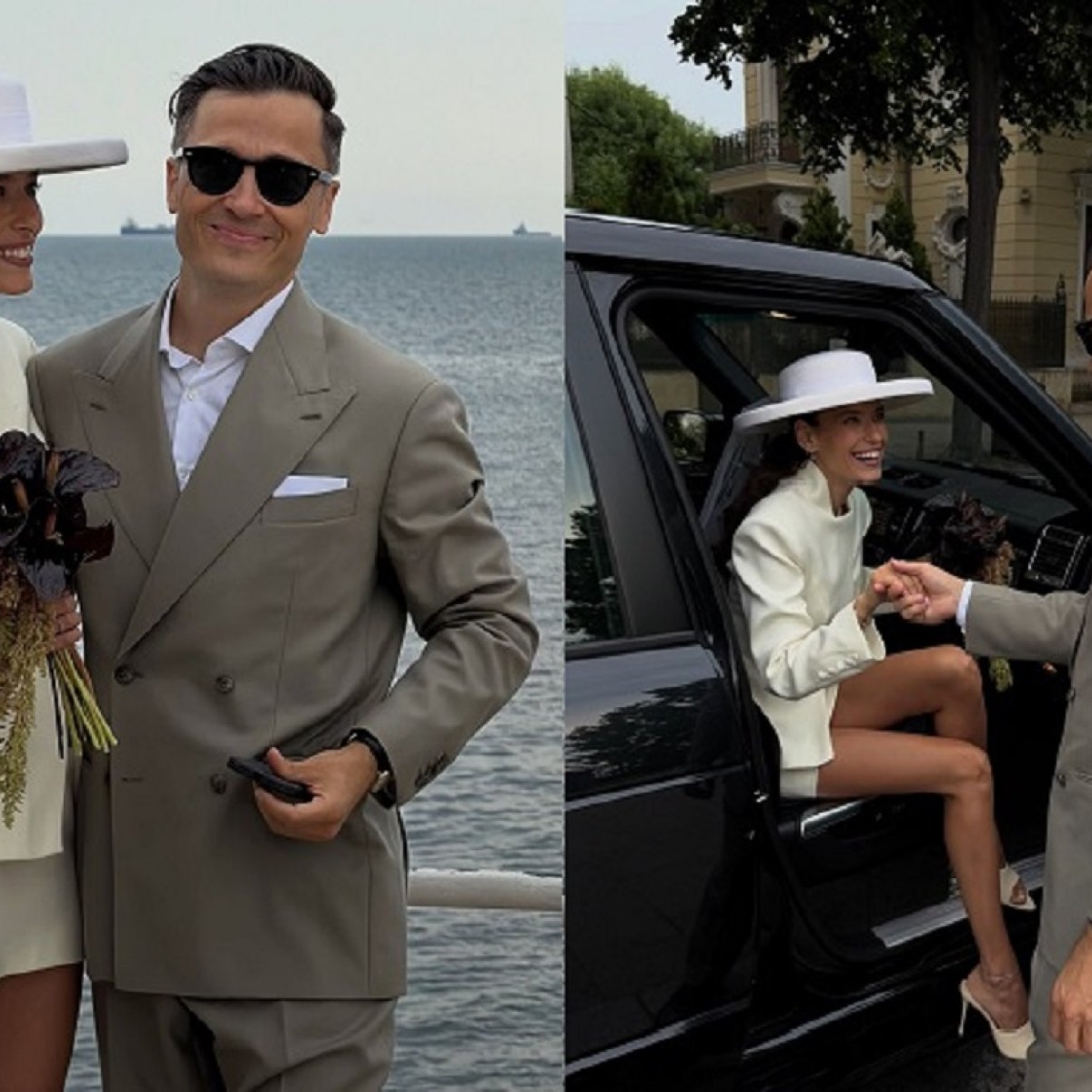 Alice Peneacă s-a căsătorit cu Dragoș Caliminte pe malul mării. Ce ținută deosebită a ales modelul