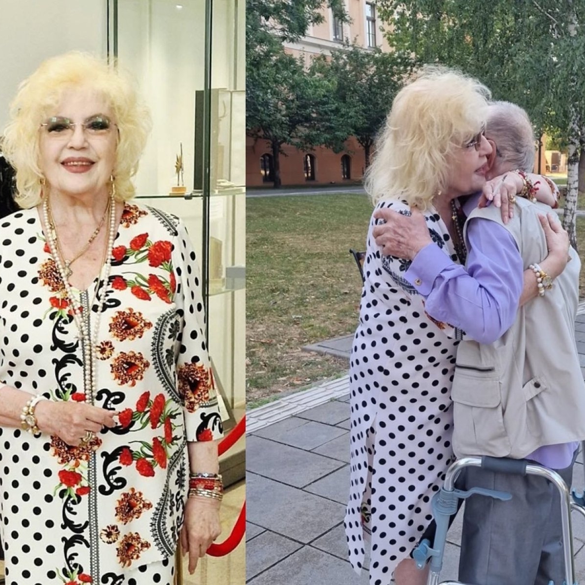 O imagine cât o mie de cuvinte! Corina Chiriac, alături de omul care i-a schimbat viața, după mai bine de 54 de ani
