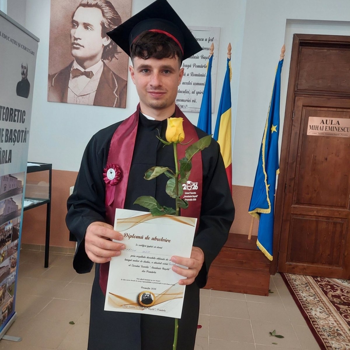 Iosif a intrat la liceu cu dorința de a deveni cioban și acum este premiant cu media peste 9 la Bacalaureat. „Îmi doream să devin cioban, dar Dumnezeu a avut alt plan”