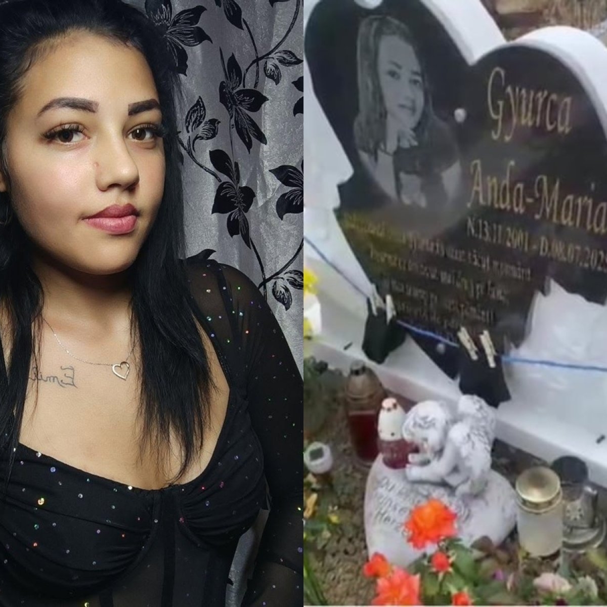 A trecut un an de la crima teribilă din Mureș și mormântul Andei a fost profanat. Cutremurător ce a apărut pe crucea ei