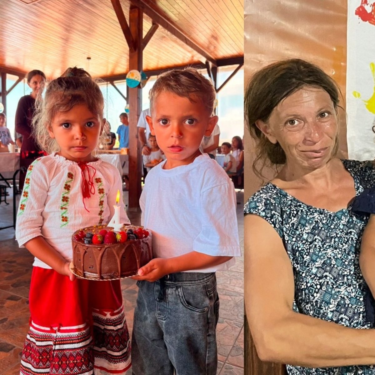 Ei sunt Ilinca și Ilie, gemenii care au avut primul tort adevărat abia la 4 ani. „Povestea lor a început într-o dramă de-ți îngheață sângele în vine”