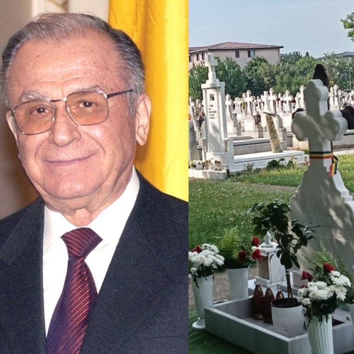 A trecut un an de la moartea lui Ion Iliescu. Apropiații i-au făcut parastas și s-au strâns în jurul mormântului din Cimitirul Ghencea Militar III