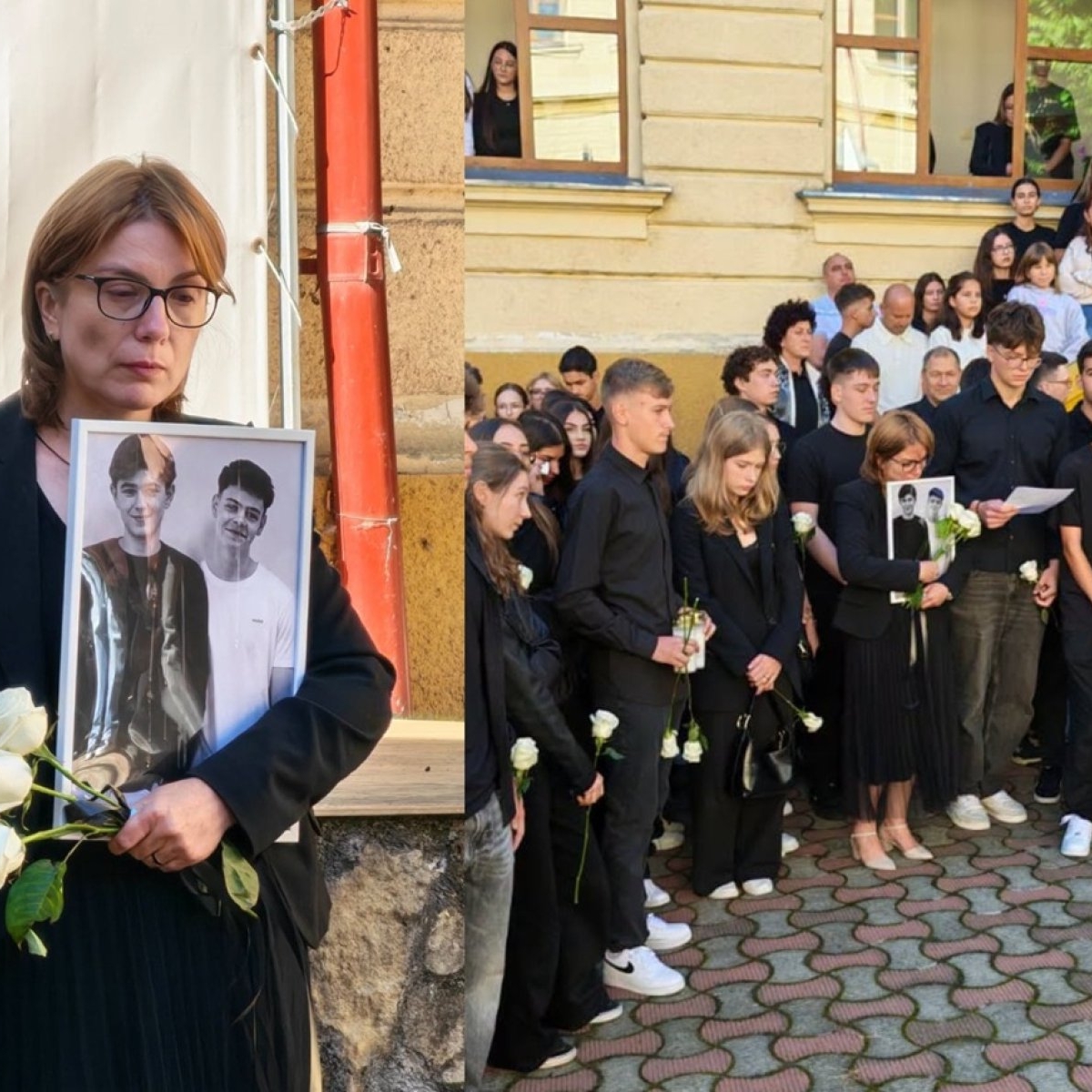 Clopoțelul începutului de an școlar a sunat fără Alex și Rareș. Durere sfâșietoare la Colegiul Național „Nicu Gane” Fălticeni, unde învățau elevii morți în accidentul din Fântâna Mare