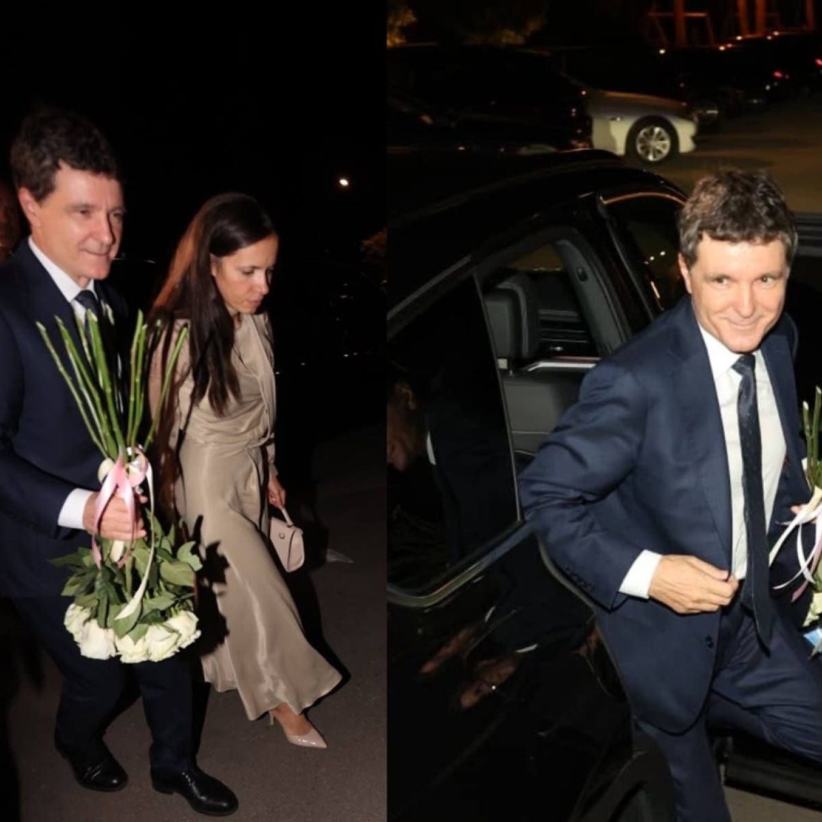 Nicușor Dan și Mirabela Grădinaru, apariție elegantă la nunta lui Alexandru Nazare. Ce mesaj le-a transmis președintele mirilor