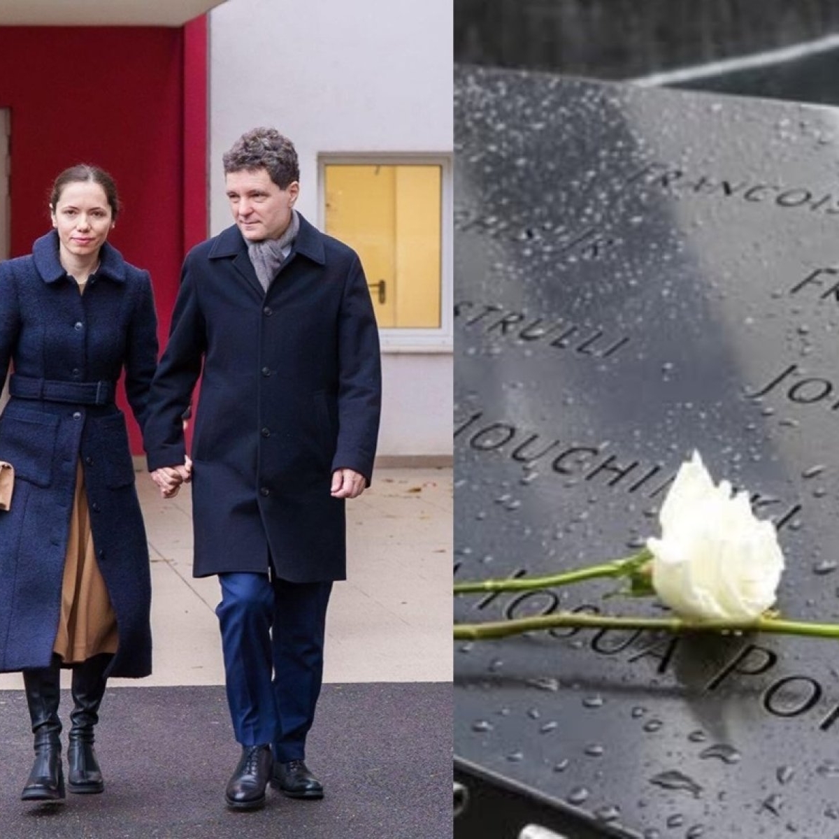 Mirabela Grădinaru și Nicușor Dan, prezență sobră în New York. Cum au apărut cei doi la Memorialul 9/11