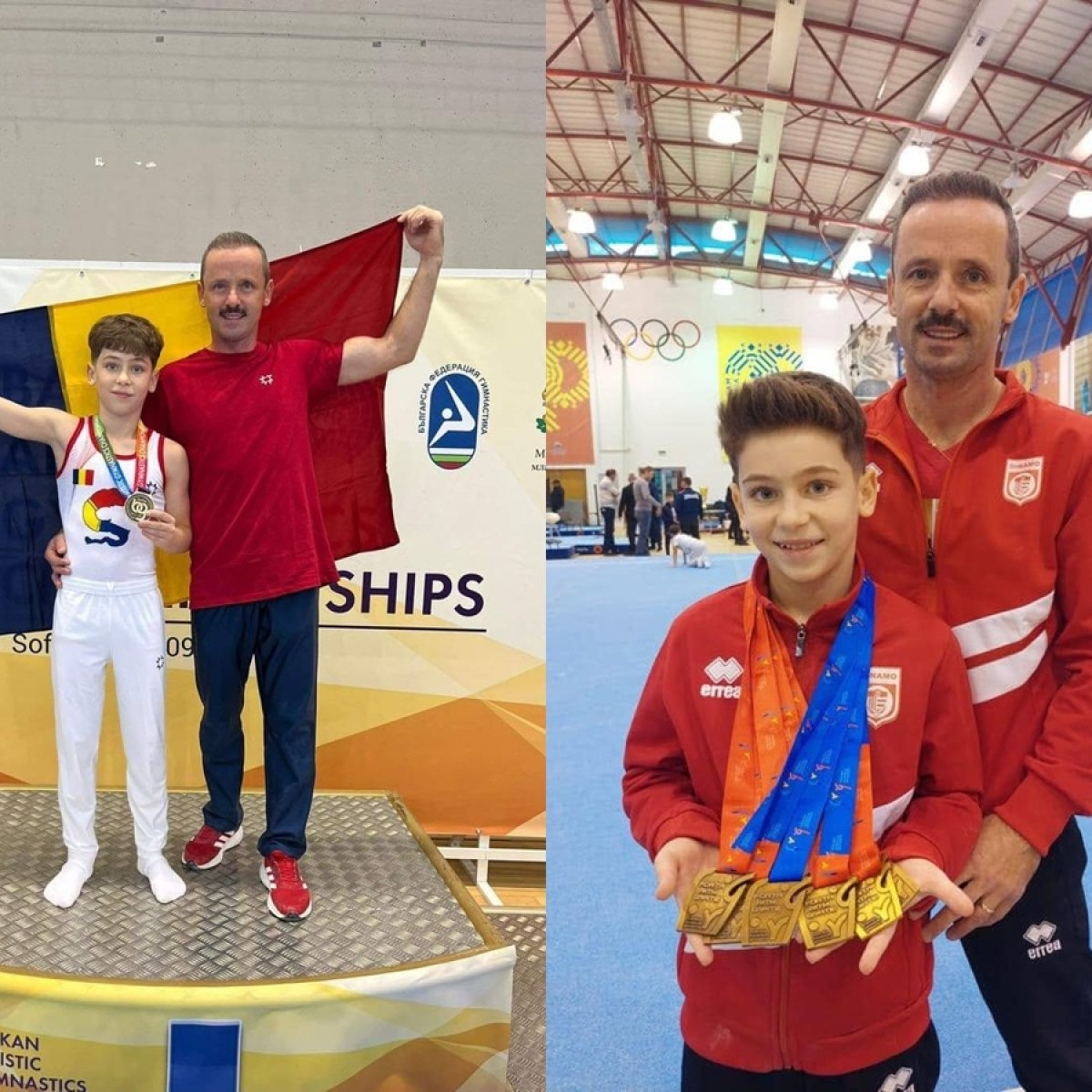 Marius Urzică este cel mai mândru tată! Alex, fiul lui de numai 15 ani, a câștigat patru medalii la primul lui campionat național de seniori