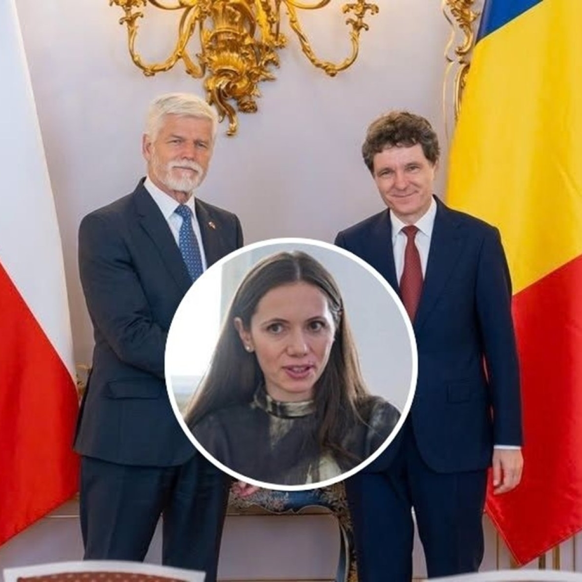 Mirabela Grădinaru, alături de Nicușor Dan la Praga. Cum s-a prezentat la întâlnirea cu Prima Doamnă a Republicii Cehe