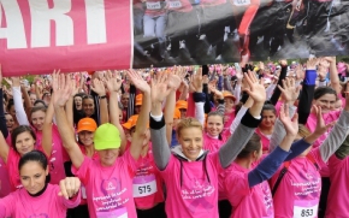 In numele sanatatii si al solidaritatii, 2.700 de adulti si copii au alergat la Crosul roz Casiopeea 