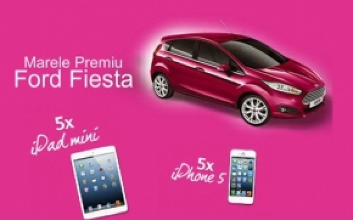 Grabeste-te! Este ultima ta sansa sa castigi un Ford Fiesta, un iPad Mini sau un iPhone 5!