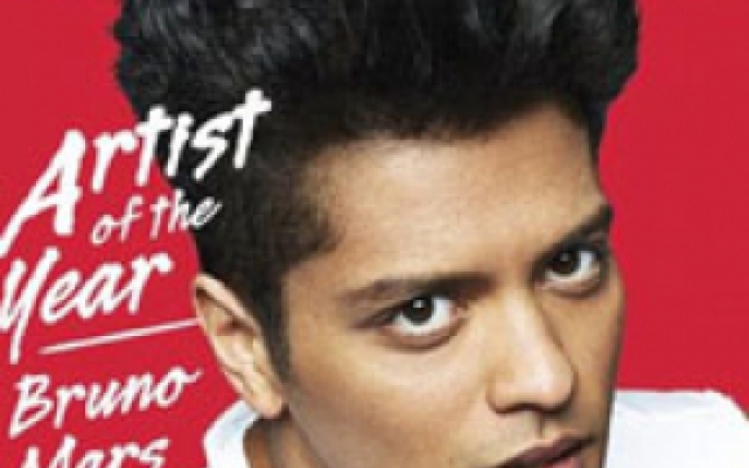 Bruno Mars a fost desemnat artistul anului 2013 in topul Billboard! 
