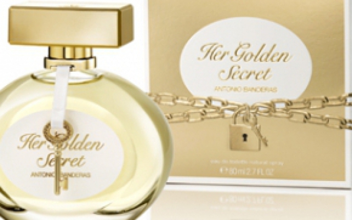 Castiga un parfum si un spray Her Golden Secret by Antonio Banderas!