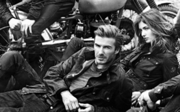 Ce norocoasa! Un model roman a pozat alaturi de David Beckham! 