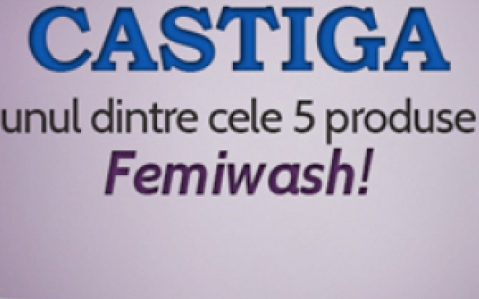 Castiga unul dintre cele 5 produse Femiwash pentru igiena intima 