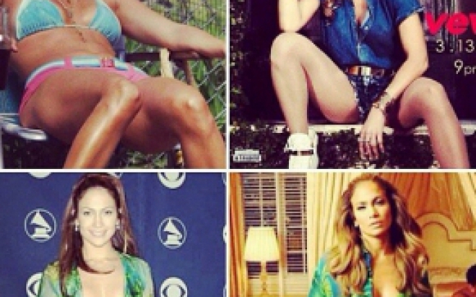J.Lo arata la fel de bine ca acum 13 ani