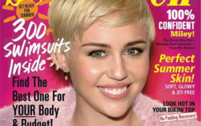 Miley Cyrus a aparut pe coperta unei reviste fara acordul ei