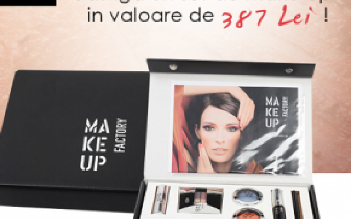 Castiga un set de make-up profesional in valoare de 387 de lei