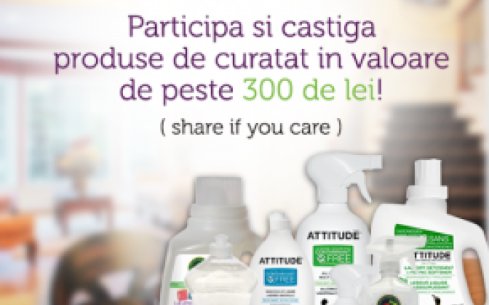 Castiga produse de curatat de peste 300 de lei, oferite de Foodland.ro! 