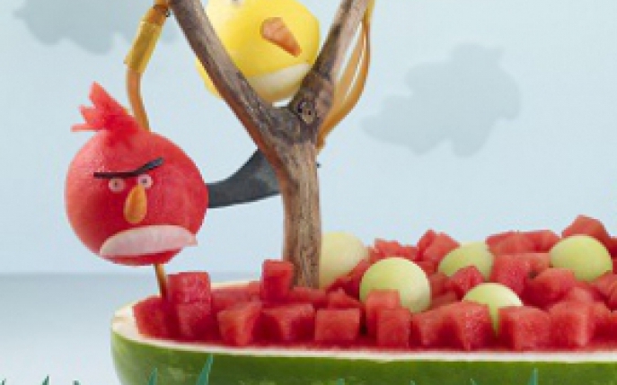 Idei de sculpturi in fructe pentru petreceri deosebite