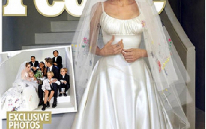 Angelina si Brad au vandut pozele de la nunta cu 5 milioane de dolari. Afla ce vor face cu banii!