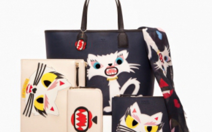 Un designer celebru a lansat o colectie de accesorii inspirata de pisica sa!