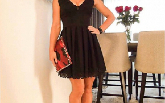 Simona Halep arata fabulos in rochie