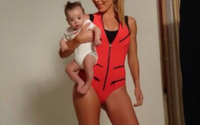 Fiul lui Carmen Bruma a implinit 5 luni! Cu cine crezi ca seamana?