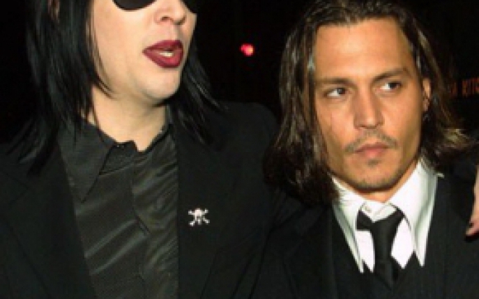 Johnny Depp a cantat cu Marilyn Manson