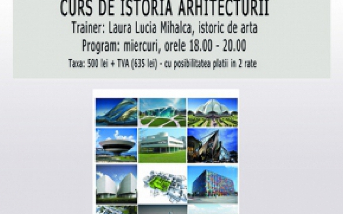 Art Out organizeaza cursuri de istoria arhitecturii in perioada decembrie-ianuarie 2014