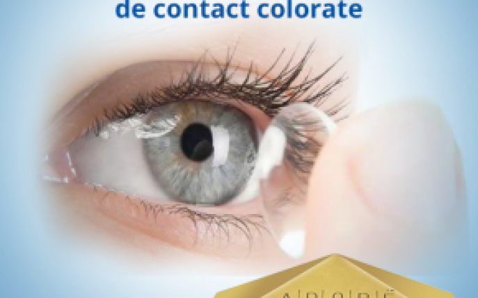 Castiga una dintre cele 4 cutii de lentile de contact colorate! 