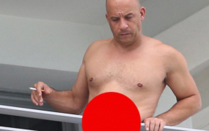 Adio patretele! Vezi ce burta mare are Vin Diesel acum!