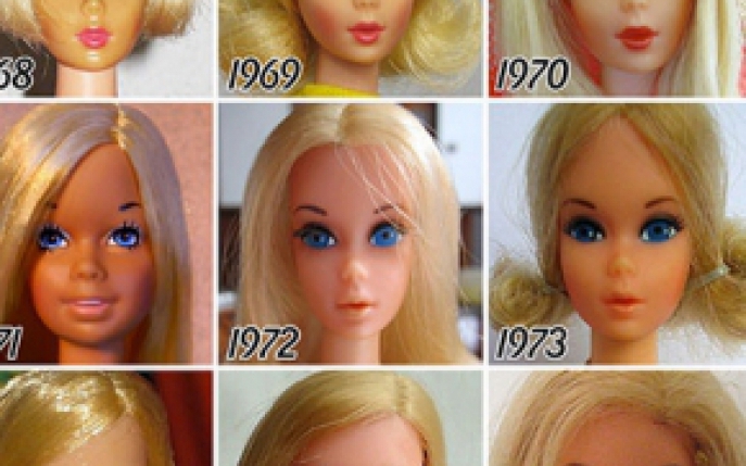 Uite cat de mult s-au schimbat papusile Barbie in 56 de ani! Diferentele sunt enorme!
