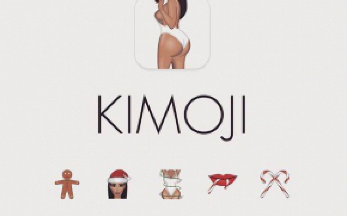 Kim Kardashian a lansat o aplicatie cu propriile emoticoane. Vezi cum arata KIMOJI!