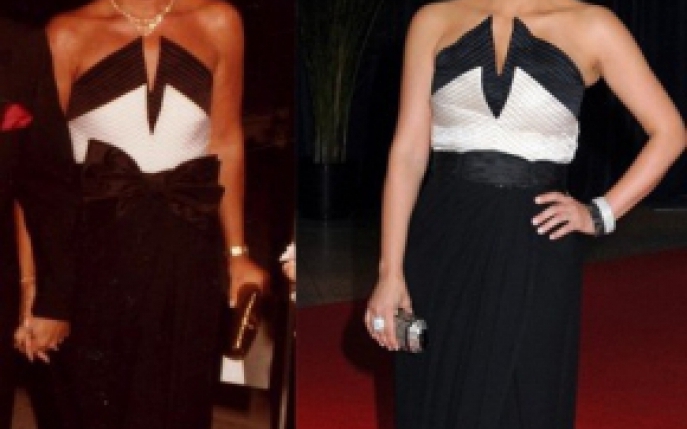 Surorile Kardashian poarta hainele mamei lor din anii `80
