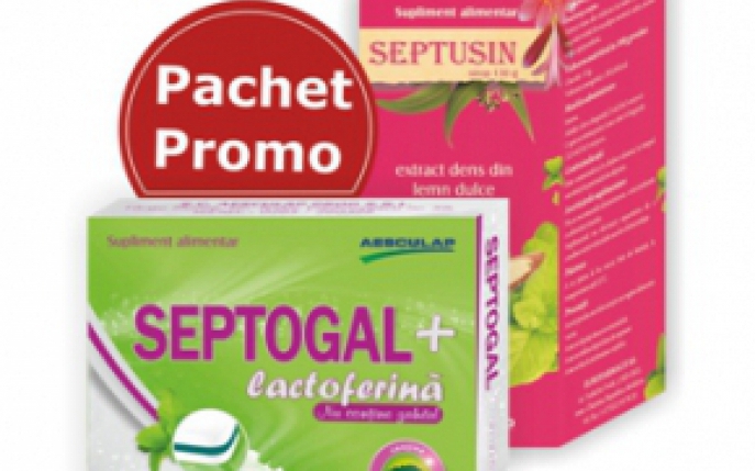 Septogal cu Lactoferina si Septusin - fortele aliate in combaterea virozelor de sezon