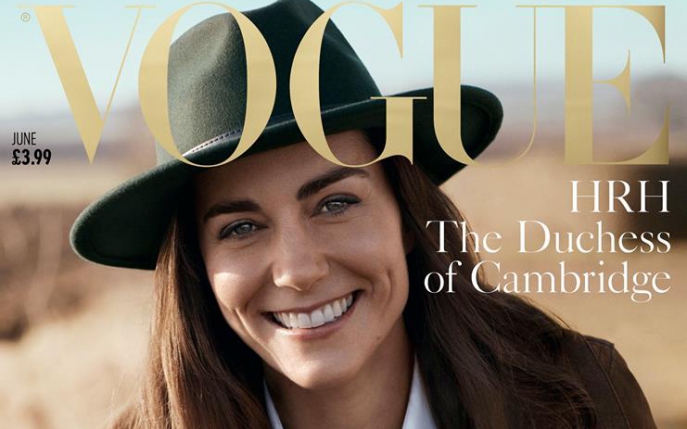 Kate Middleton, pentru prima dată pe coperta revistei Vogue