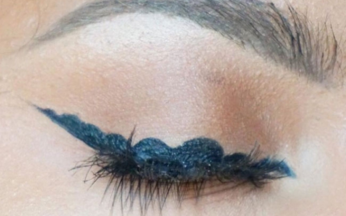 Bubble eyeliner - cel mai controversat trend din 2016