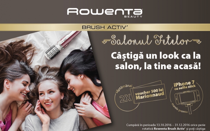 Cu Rowenta câștigi de două ori - hairstyling profesional și premii care completează răsfățul