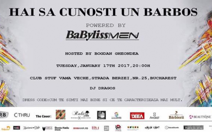 "Hai să cunoști un bărbos!", powered by BaByliss for Men, este la prima ediție