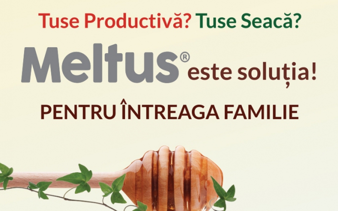 Gama de siropuri Meltus disponibilă acum și online - rapid și econom pentru familia ta